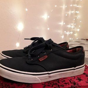 Vans 4.5 Youth/5 Women's Navy Blue Canvas Atwood